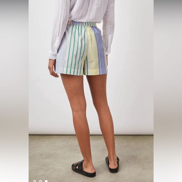 Rails Organic Cotton Boxer Shorts in Portofino Stripe Size Small NWT - Picture 2 of 12